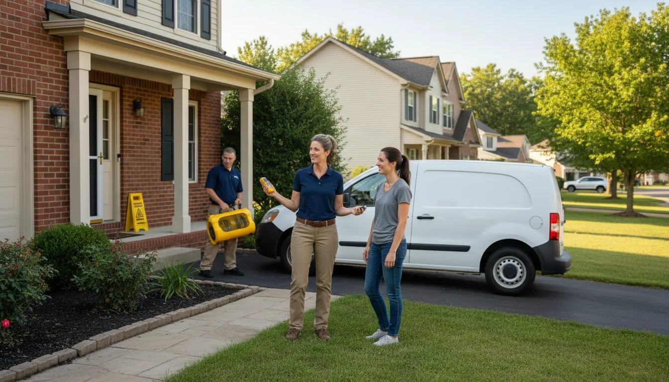 Water restoration image for Dehumidification And Cleanup Services in Oberlin, OH